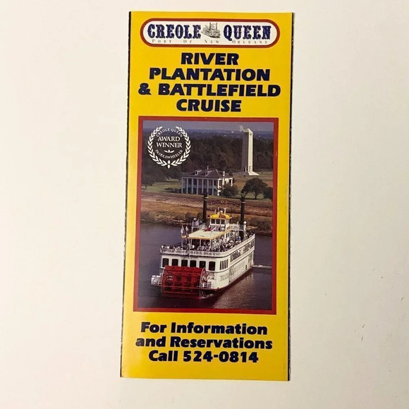 Vintage Lot of  4 New Orleans Brochures Hotel Meridian River Cruise Pamphlets - Picture 3 of 15